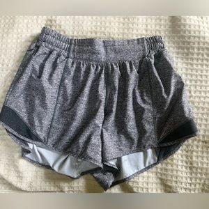 Heather gray lululemon shorts